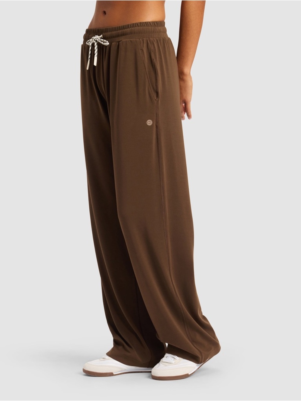NWOT Cozy Earth Women’s Small Studio Wide Leg Pant Espresso Pants Modal Spandex - Picture 3 of 11